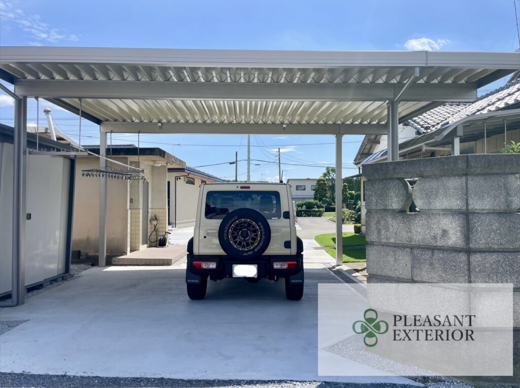 エクステリア・外構工事/カーポート（埼玉県深谷市内）