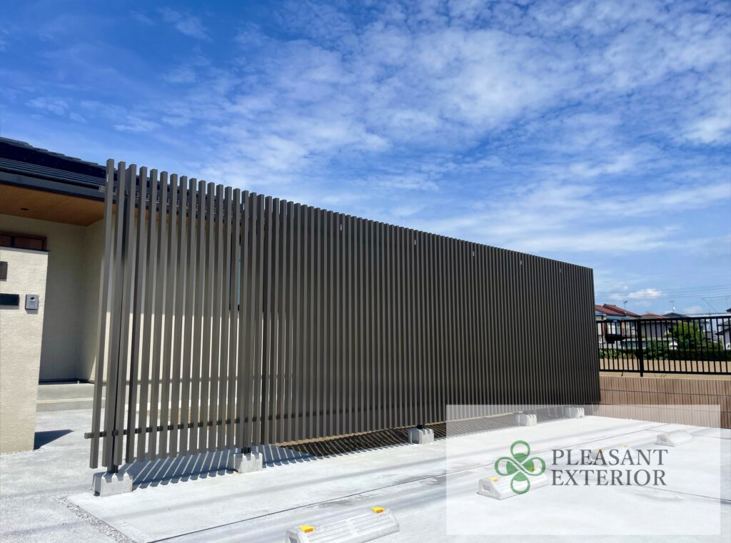 エクステリア・外構工事/ブロックフェンス（埼玉県深谷市内）