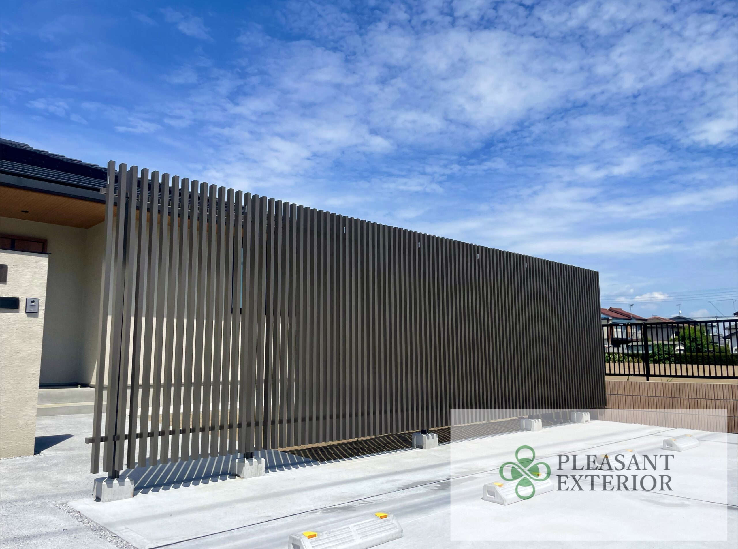 エクステリア・外構工事/ブロックフェンス（埼玉県深谷市内）