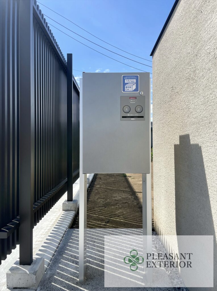 エクステリア・外構工事/宅配ボックス（埼玉県深谷市内）