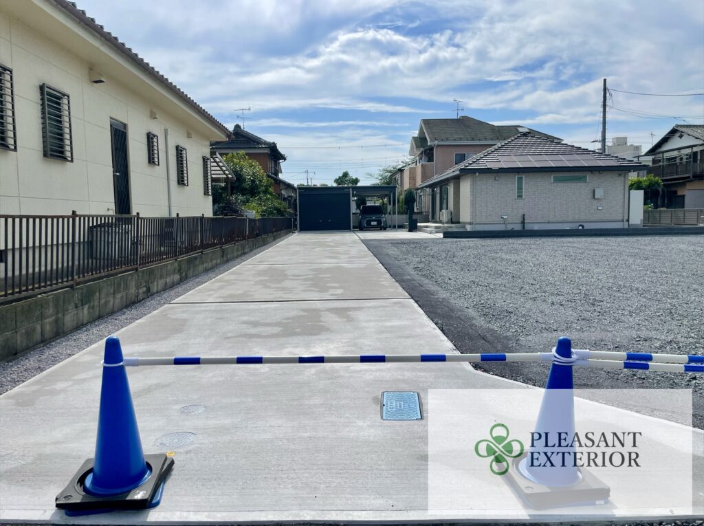 エクステリア・外構工事/コンクリート（埼玉県本庄市内）