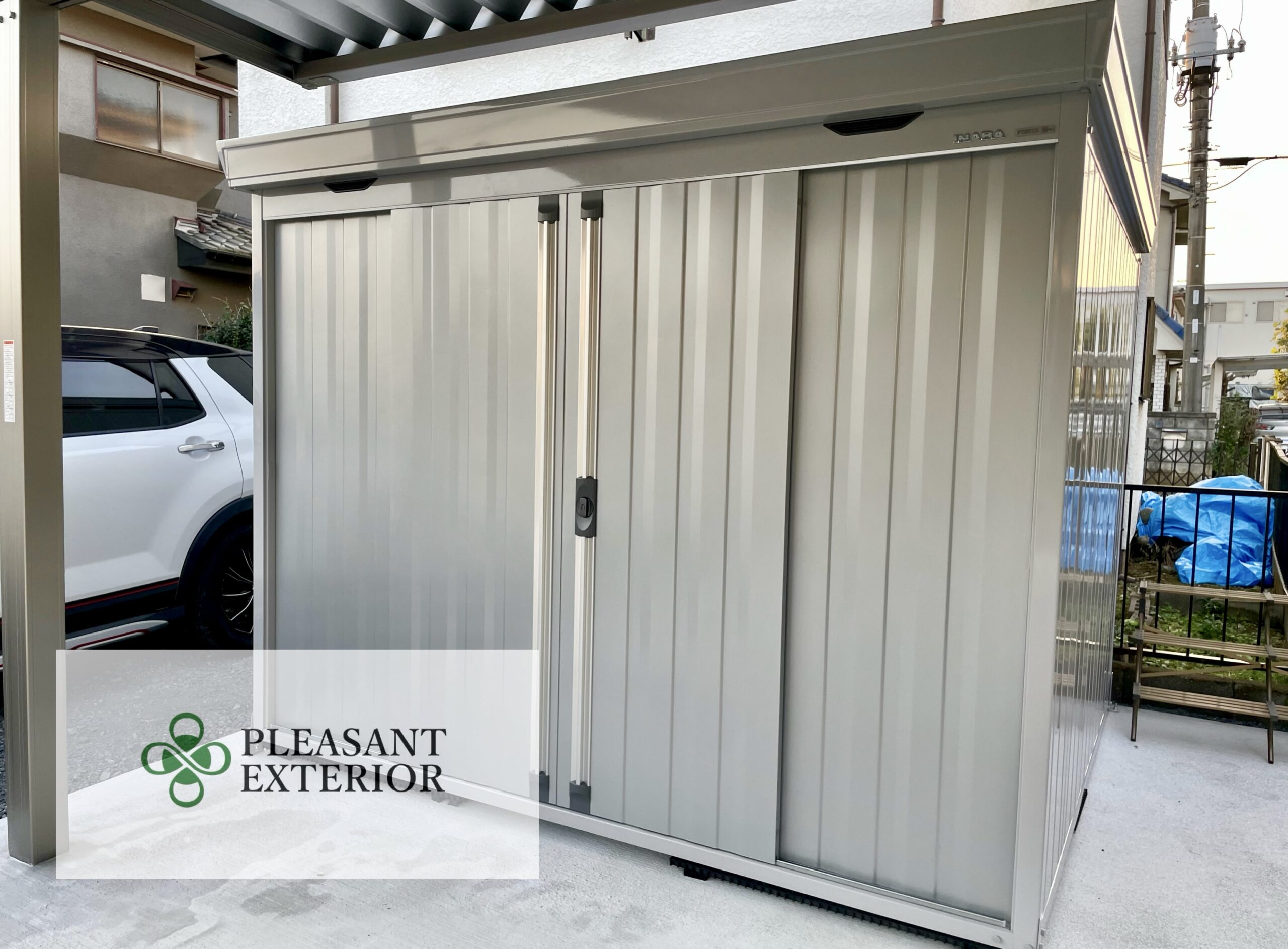 エクステリア・外構工事/物置（埼玉県大里郡）