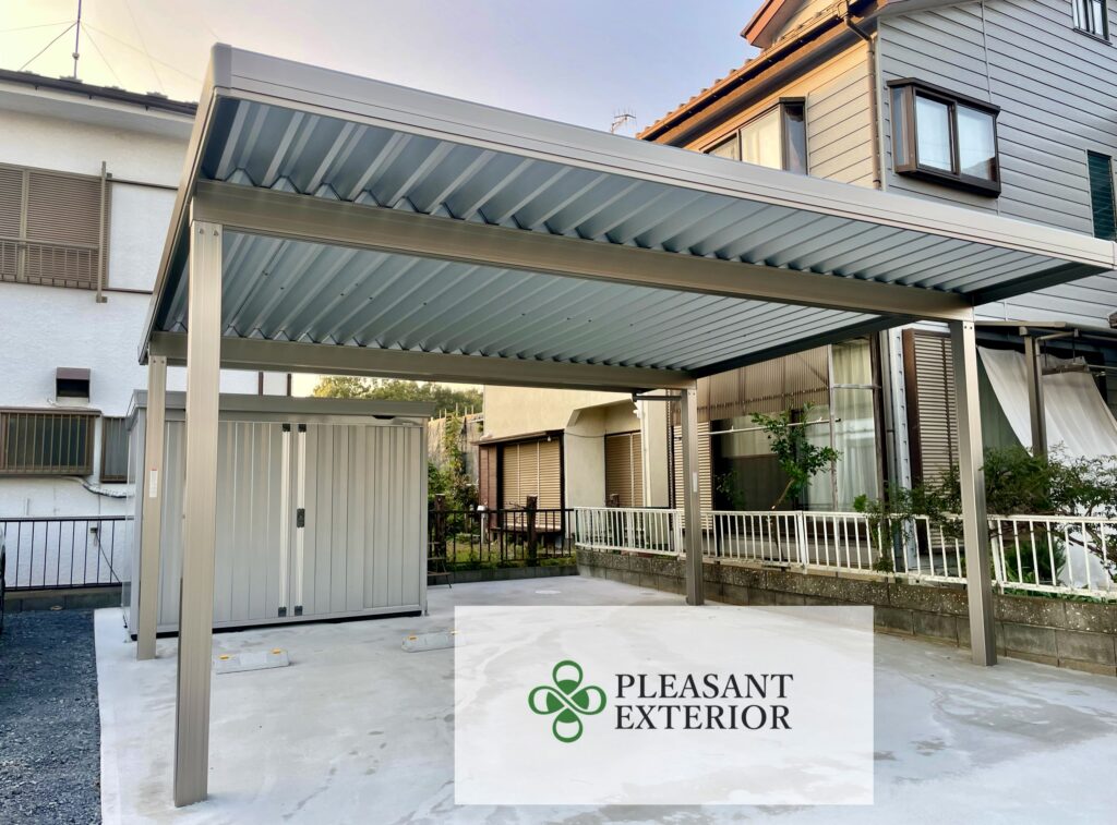 エクステリア・外構工事/カーポートコンクリート（埼玉県深谷市）