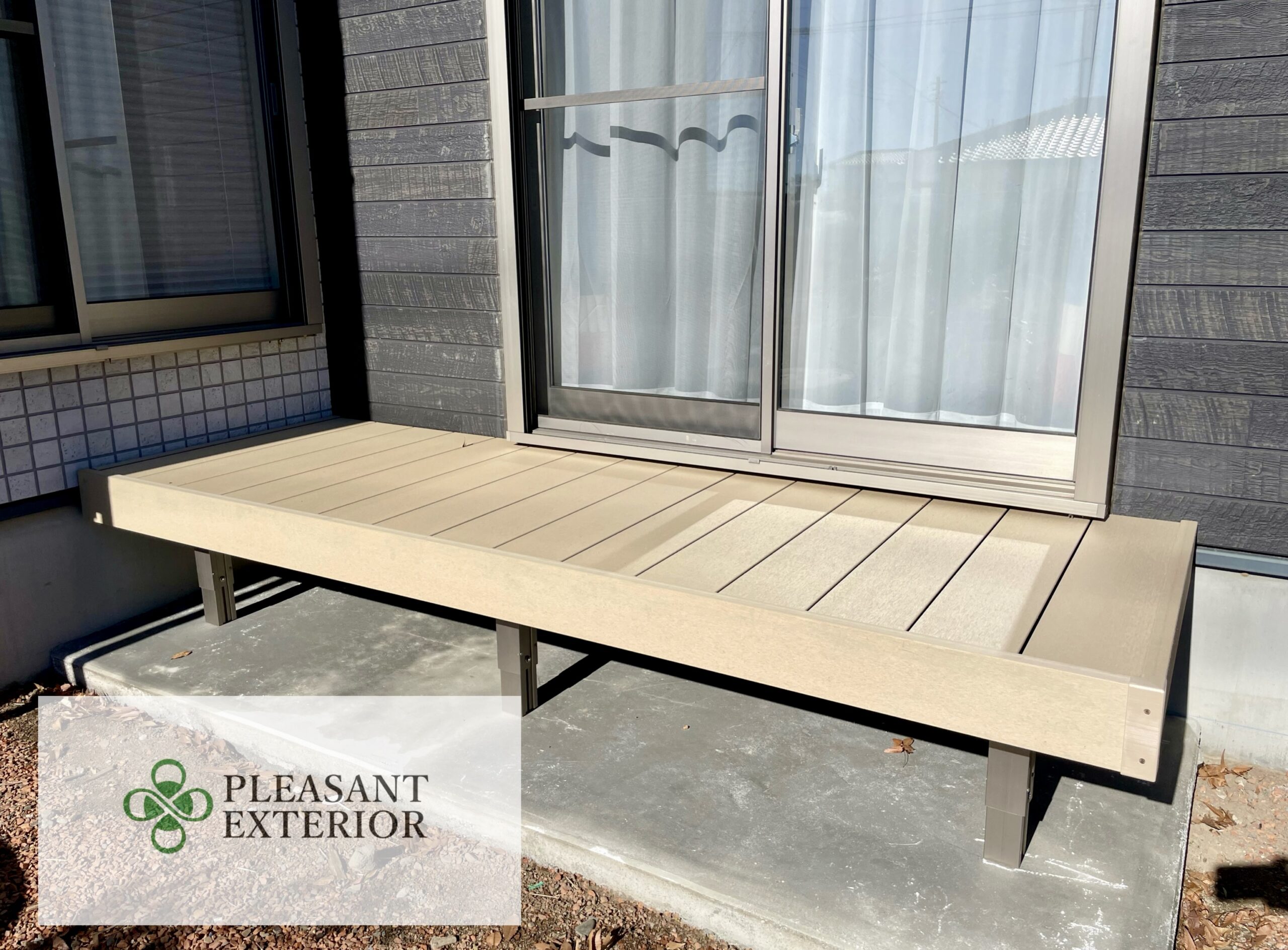 エクステリア・外構工事/ウッドデッキ（埼玉県深谷市）