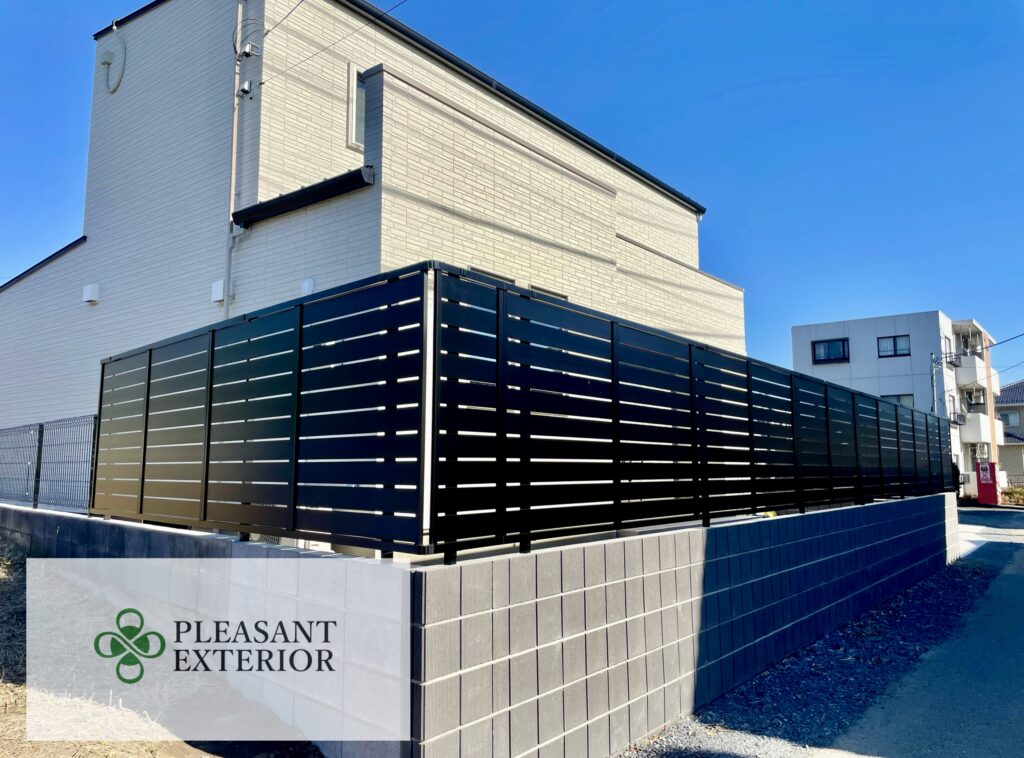 エクステリア・外構工事/ブロックフェンス（埼玉県深谷市）