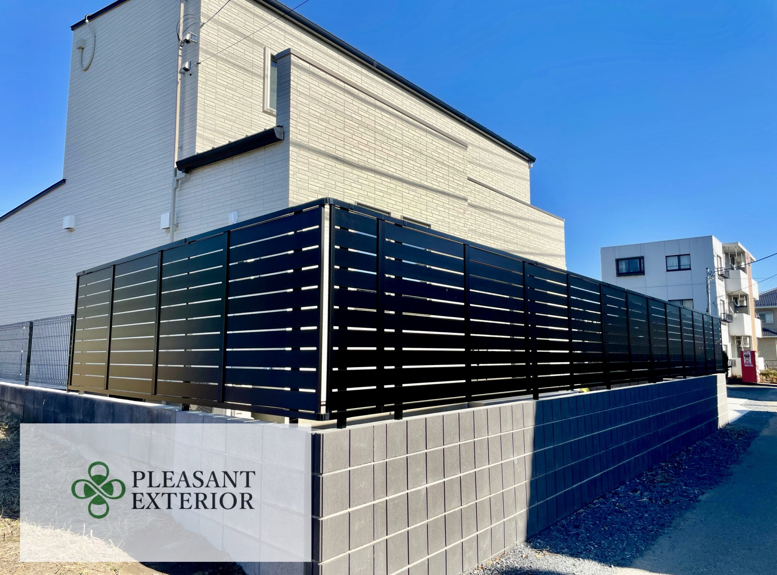 エクステリア・外構工事/ブロックフェンス（埼玉県深谷市）