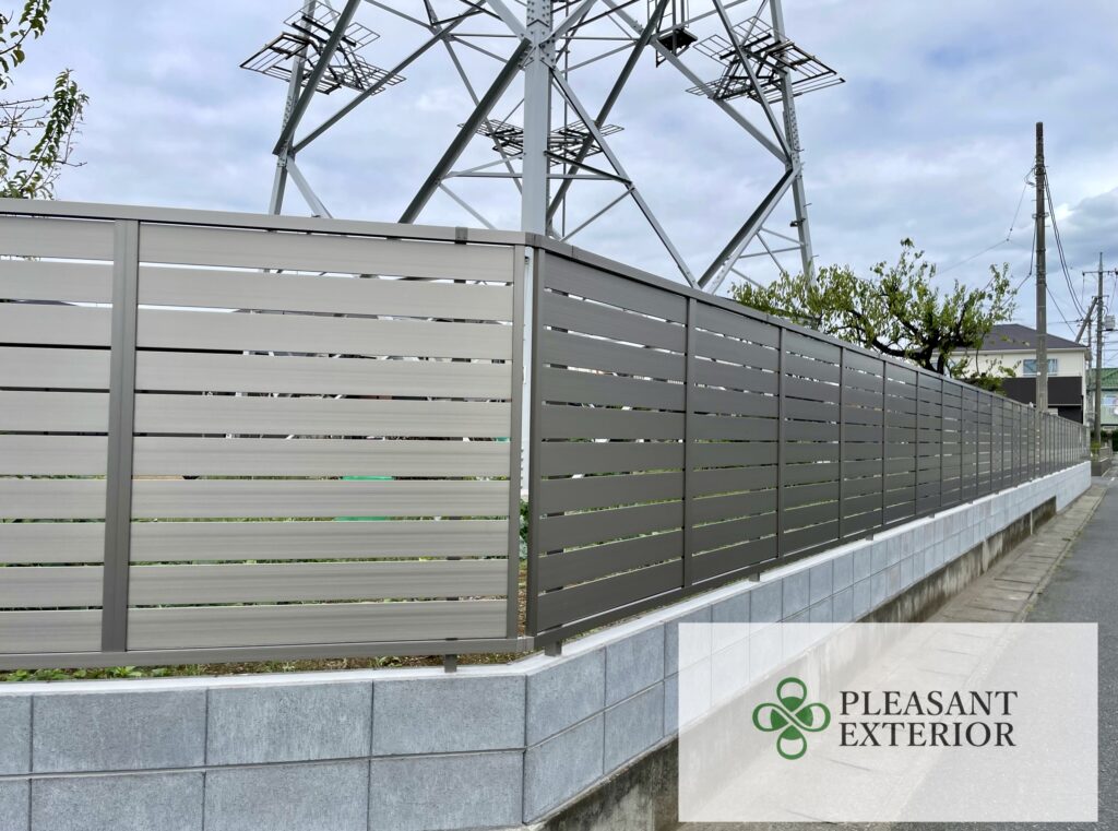 エクステリア・外構工事/ブロックフェンス（埼玉県深谷市）