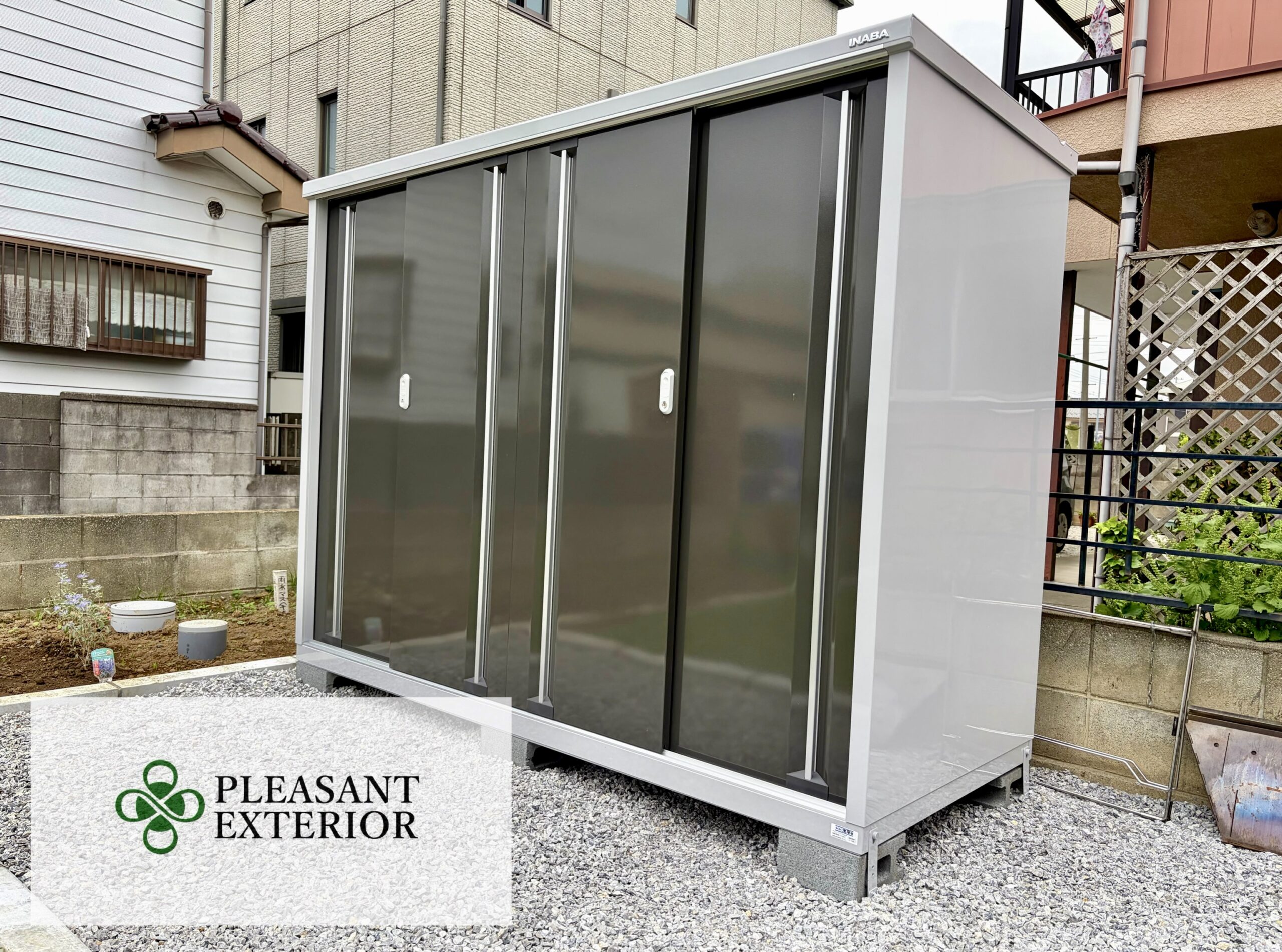 エクステリア・外構工事/物置(埼玉県鴻巣市)